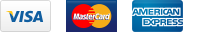 Visa and Mastercard accepted