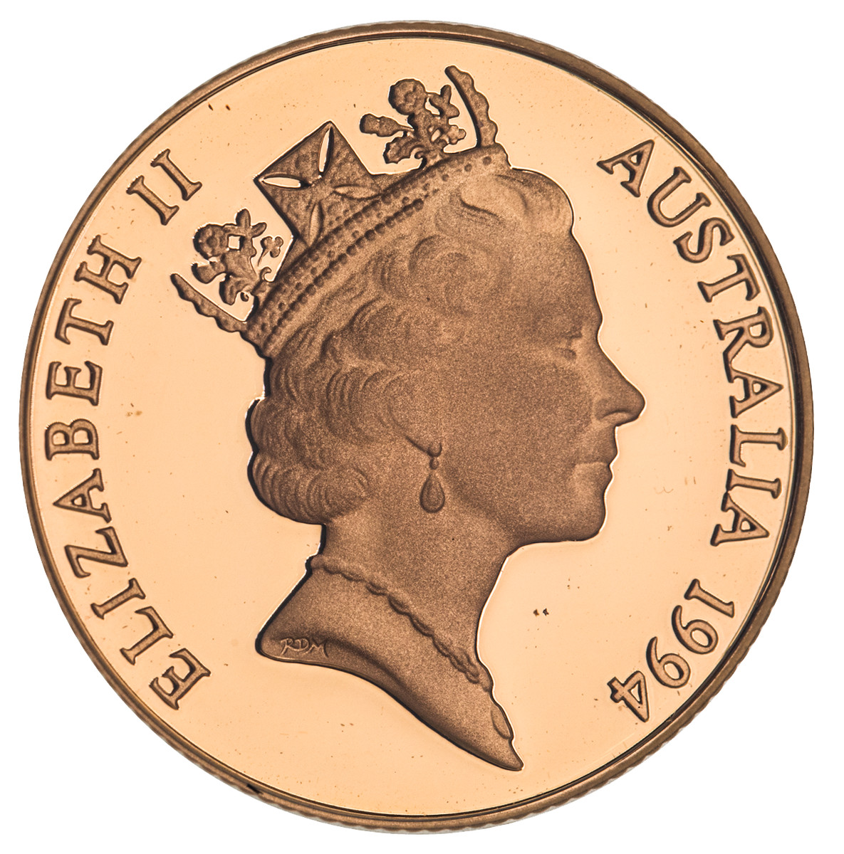 93 · DECIMAL PROOFS: Elizabeth II, proof gold two hundred dollars, 1994, Tasmanian Devil.
