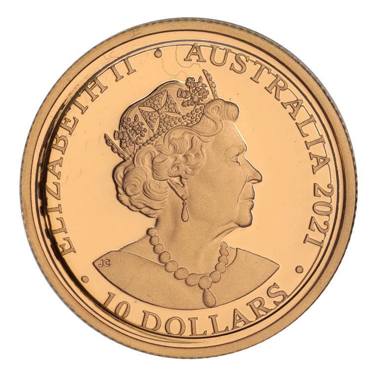 103 · DECIMAL PROOFS: Elizabeth II, proof 1/10th ounce fine gold ten dollars, 2021, Heroes of the Sky, RAAF Centenary.